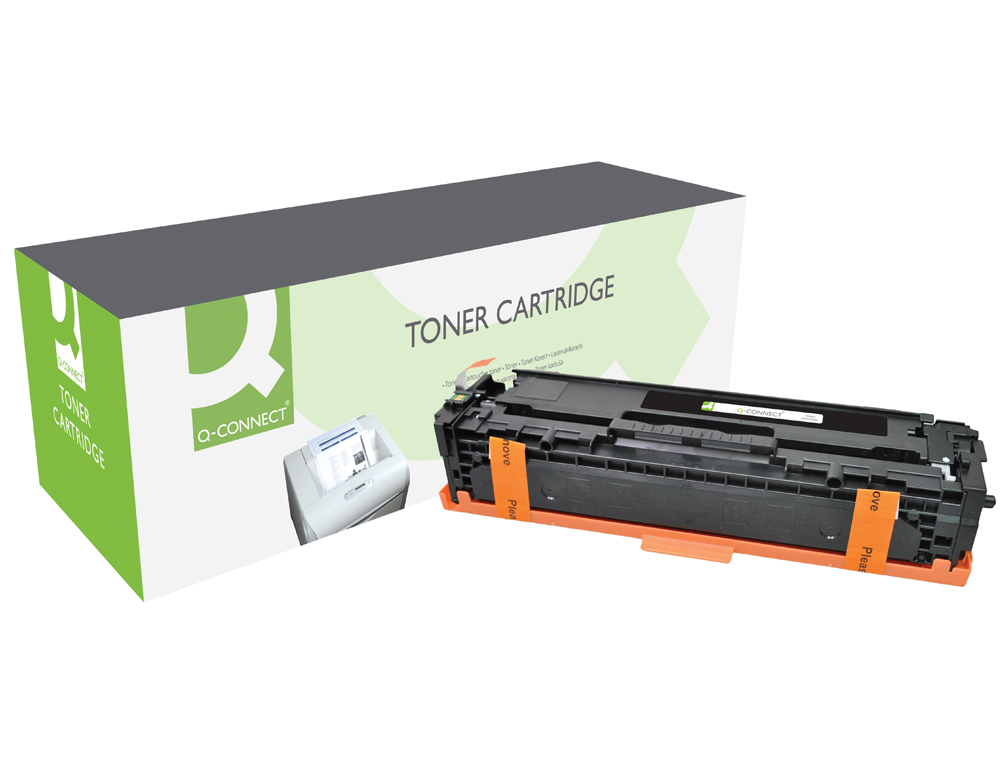 TONER Q-CONNECT COMPATIBLE HP CF210X M251BQCN POUR IMPRIMANTES COLOR LASERJET M251 SERIES COULEUR NOIR
