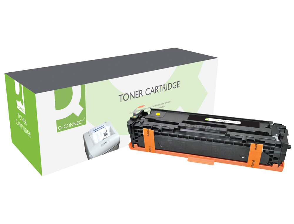 TONER Q-CONNECT COMPATIBLE HP CF212A M251YQCN POUR IMPRIMANTES COLOR LASERJET M251 SERIES COULEUR JAUNE 1800P