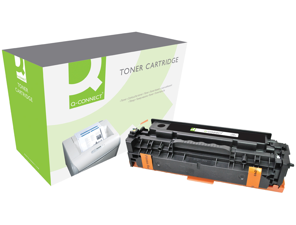 TONER Q-CONNECT COMPATIBLE HP CE411A M451CQCN POUR IMPRIMANTES COLOR LASERJET M351 451 375 475 COULEUR CYAN 2600P