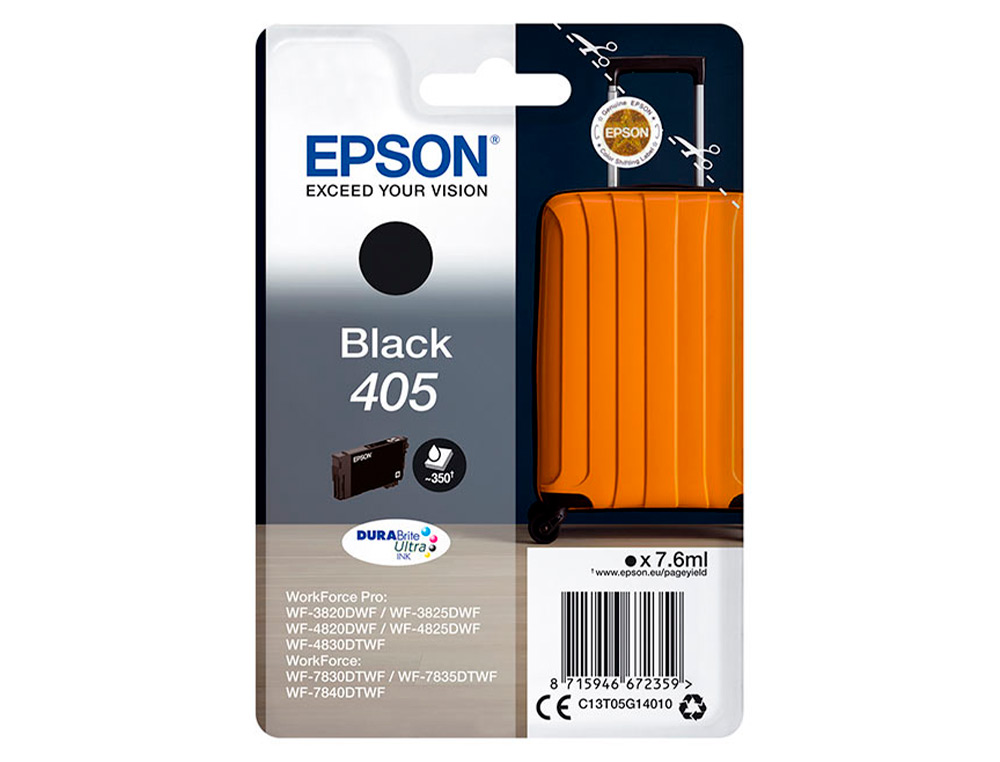 CARTOUCHE EPSON VALISE 405 NOIR