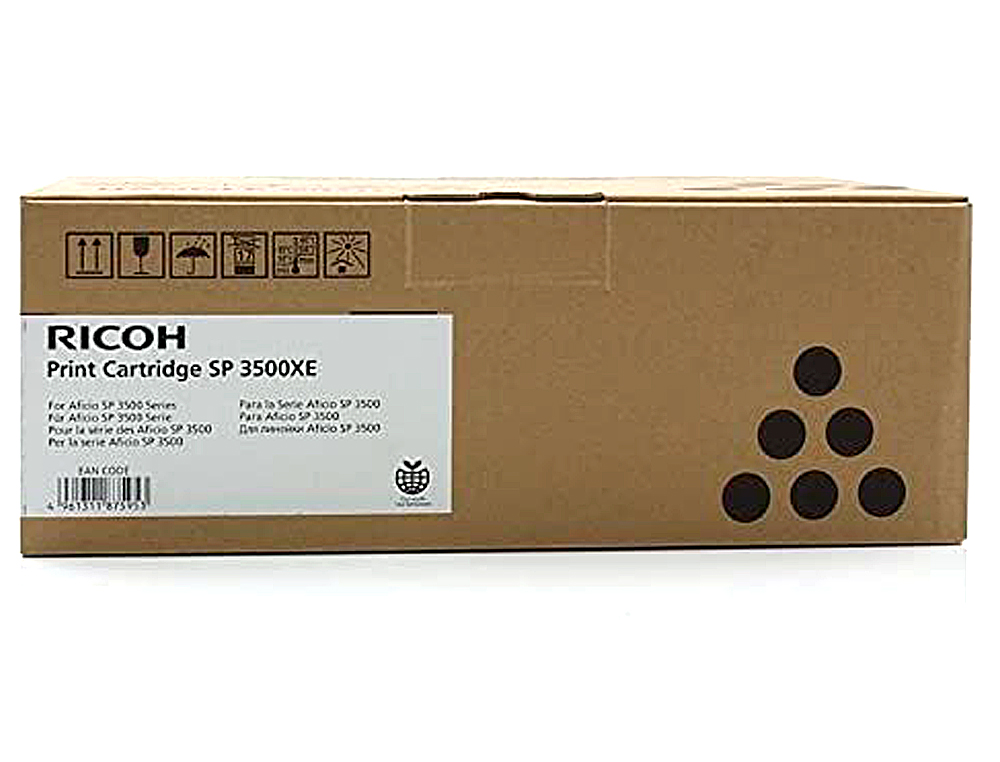 TONER LASER RICOH SP3500XE 407646 POUR SP3500XE/3510 COULEUR NOIR 6400P