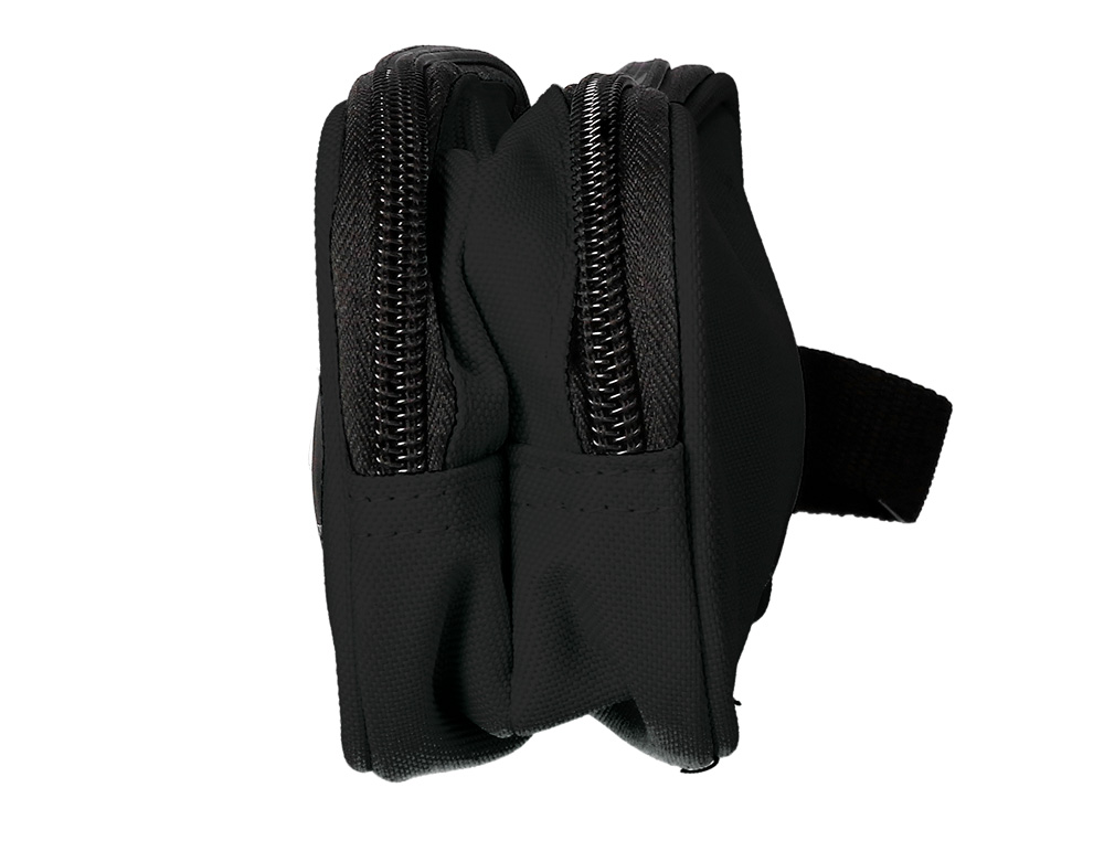TROUSSE SCOLAIRE ANTARTIK OVALE 2 COMPARTIMENTS         210X60X80MM COLORIS NOIR