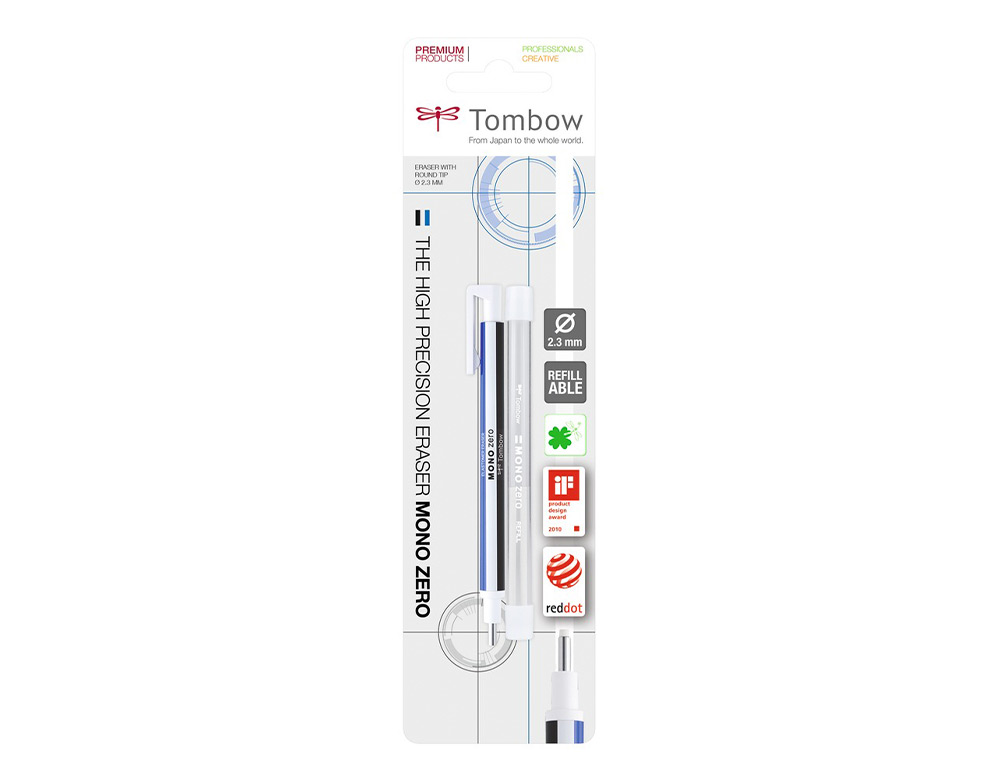 RECHARGE GOMME TOMBOW RONDE MONO ZERO 2,3MM