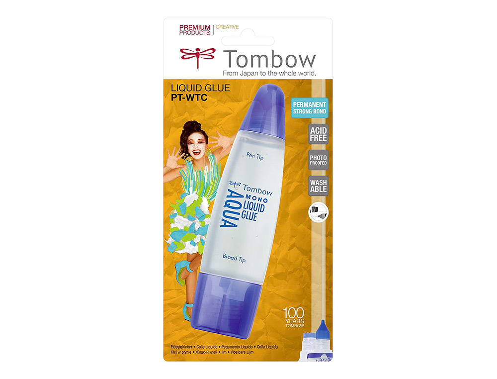 COLLE  TOMBOW LIQUIDE  MONO AQUA 50ML  BOITE DE 10 UNITES