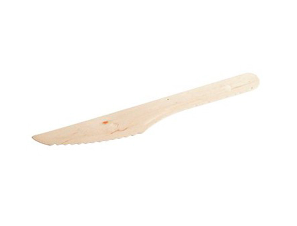 COUTEAU EN BOIS COLDIS DIAMETRE 16,5CM PAQUET DE 100 UNITES