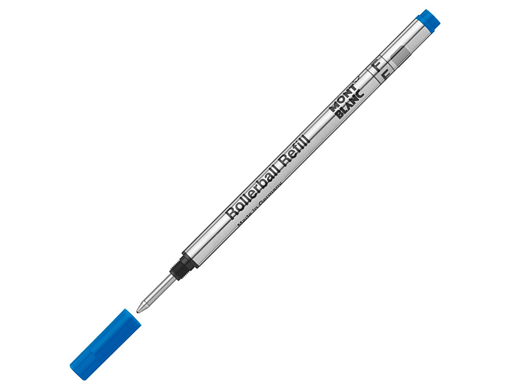 RECHARGE ROLLER CARPENTRAS TYPE MONT BLANC  BLEU.        BLISTER DE 2
