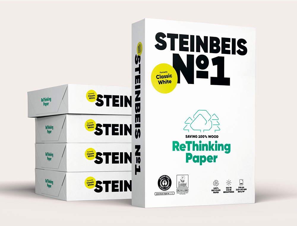 PAPIER STEINBEIS RECYCLE MULTIFONCTION N  1 - 80 GR A4