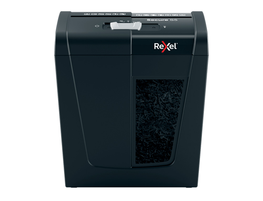 DESCTRUCTEUR DE DOCUMENTS REXEL SECURE S5 COUPE DROITE 5 FEUILLES DE PAPIER A4 DE 80GR