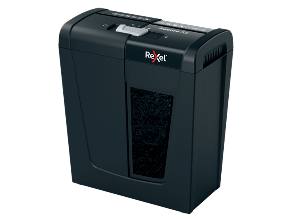 DESCTRUCTEUR DE DOCUMENTS REXEL SECURE S5 COUPE DROITE 5 FEUILLES DE PAPIER A4 DE 80GR