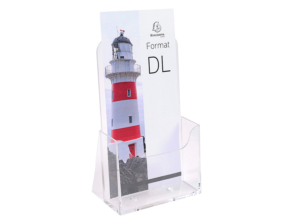 DISTRIBUTEUR EXACOMPTA SIMPLE FORMAT PROSPECTUS 1/3 A4 VERTICAL 1 COMPARTIMENT DE PROFONDEUR 28MM
