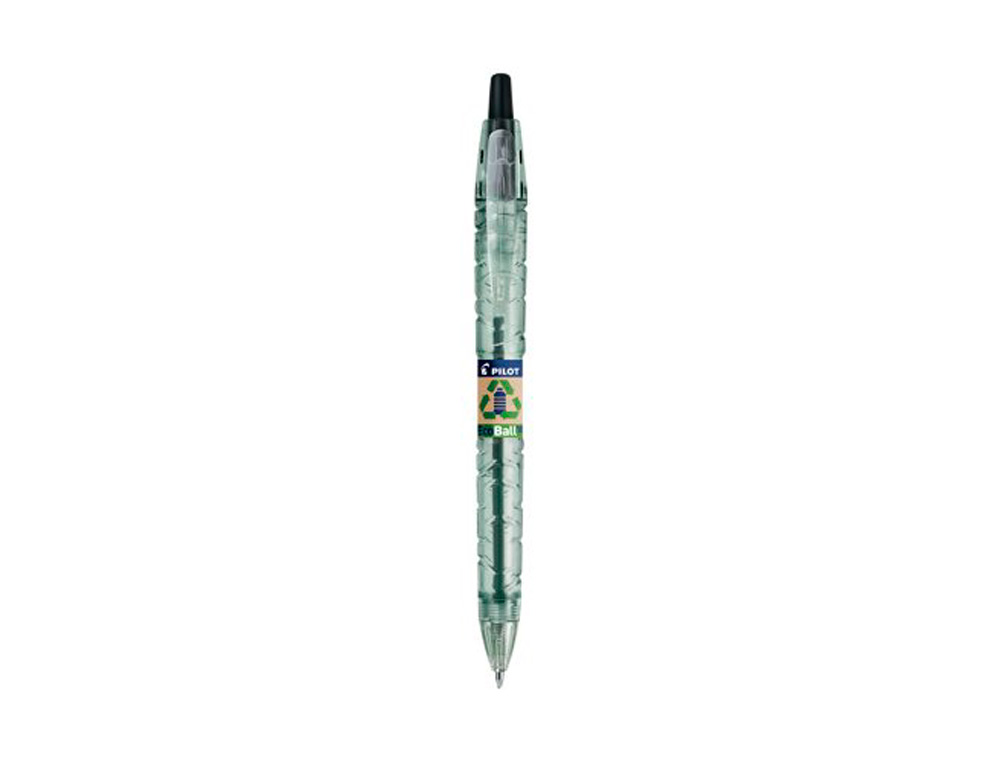 PACK PILOT BEGREEN B2P ECOBALL 10 STYLOS-BILLE POINTE MOYENNE + 10 RECHARGES NOIR