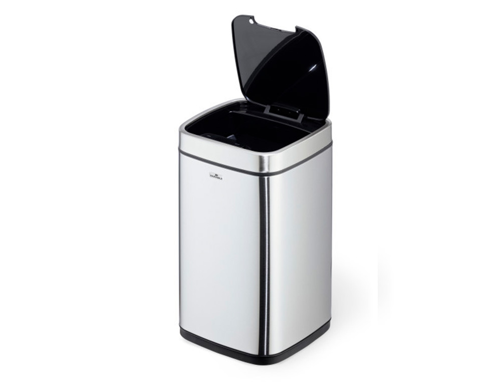 POUBELLE DURABLE A CAPTEUR AUTOMATIQUE ACIER INOXIDABLE A