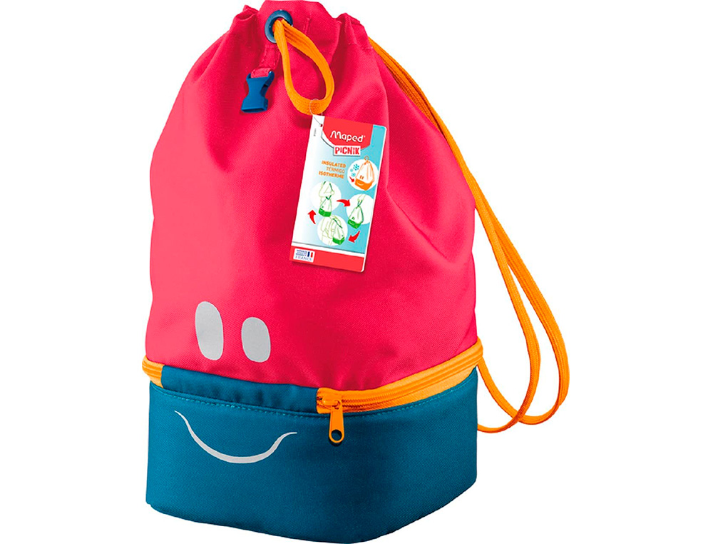 SAC A DEJEUNER MAPED FIGURATIF POUR ENFANT COLORIS ROSE