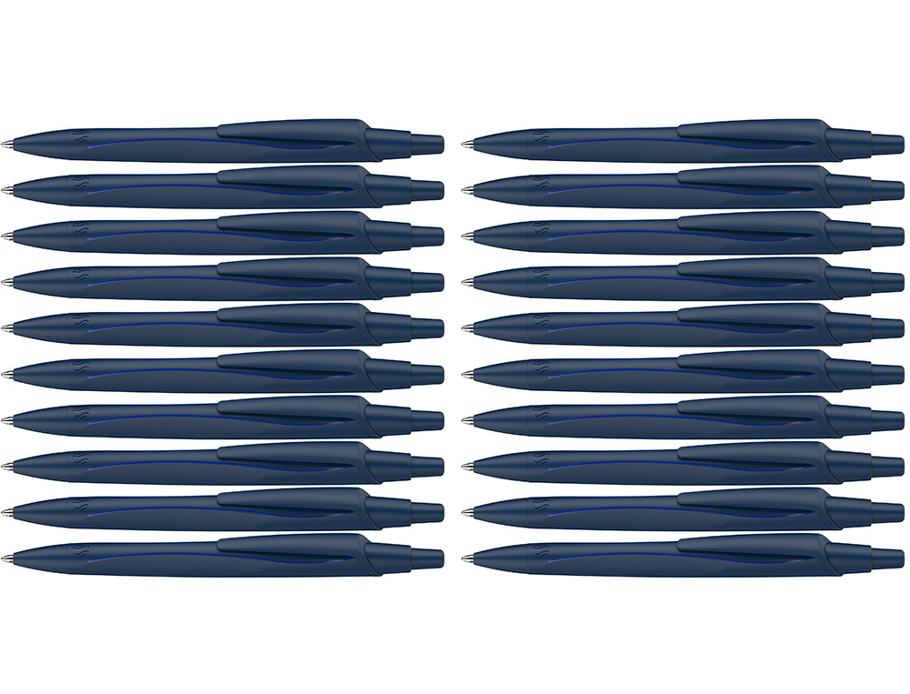 STYLO A BILLE SCHNEIDER RECO BLEU RECHARGE ECO 725M        ECRITURE BLEU