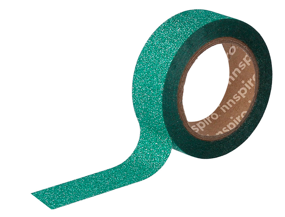SET DE 6 RUBANS MASKING TAPE WASHI FOIL SERIE GLITTER