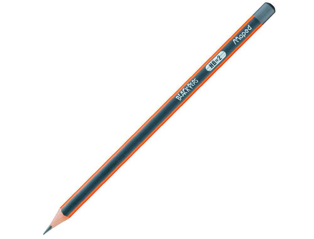 CRAYONS GRAPHITE BLACK'PEPS HB - BOIS CERTIFI FSC