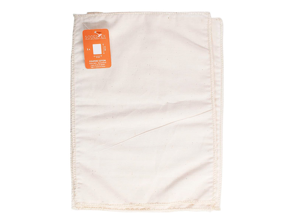COUPON COTON SODERTEX 21 X 29,7 CM 100G/M  - 5 PCS - 1   COLORIS