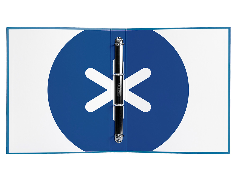CLASSEUR ANTARTIK 4 ANNEAUX END 40MM A4+ CARTON REMBORDE    COLORIS BLEU MARINE