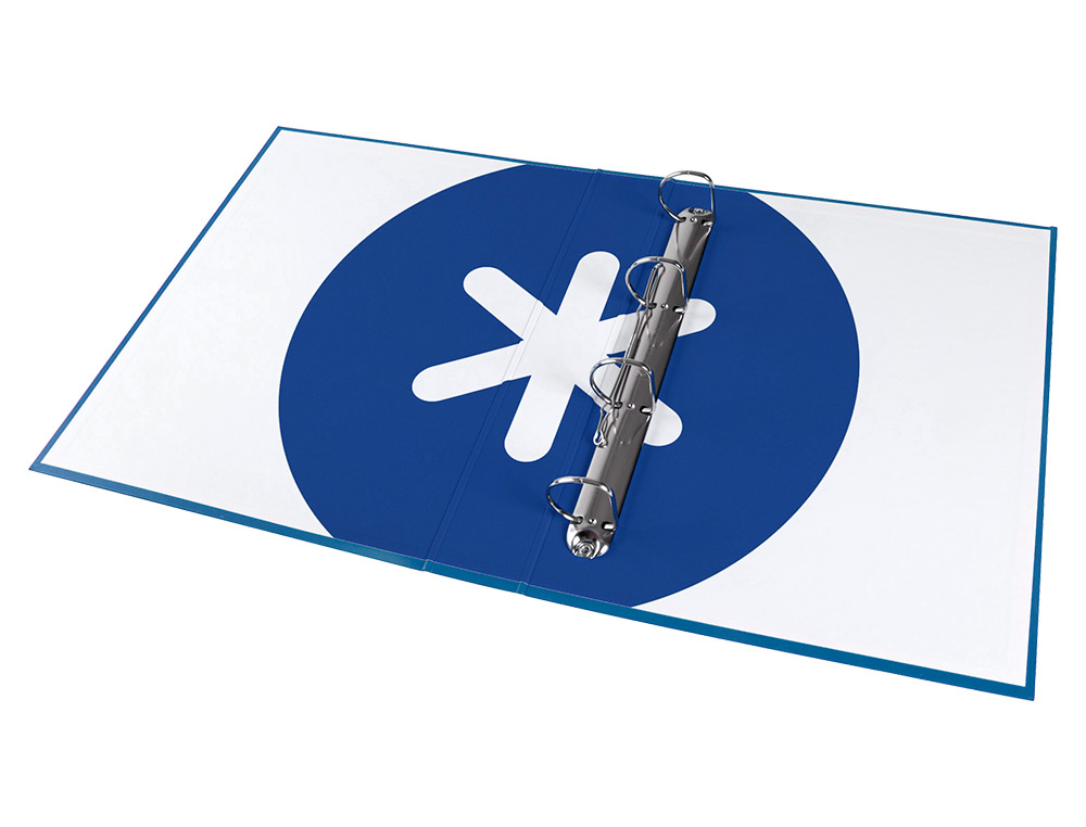 CLASSEUR ANTARTIK 4 ANNEAUX END 40MM A4+ CARTON REMBORDE    COLORIS BLEU MARINE
