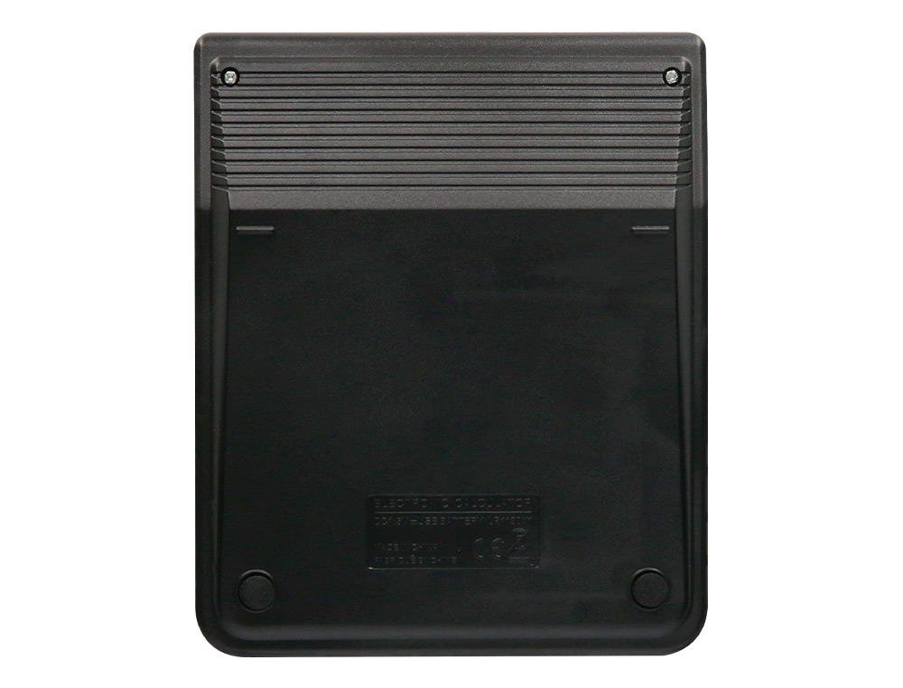 CALCULATRICE DE BUREAU LIDERPAPEL XF16 8 CHIFFRES SOLAIRE ET PILES 127X105X24 MM COLORIS NOIR