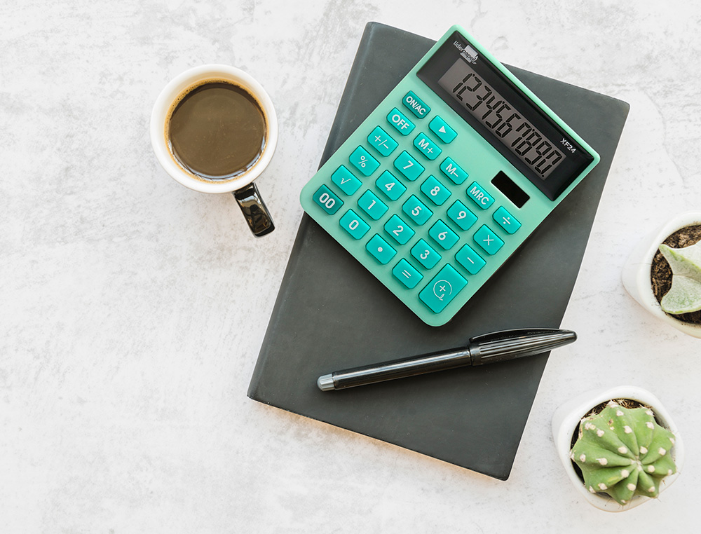 CALCULATRICE DE BUREAU LIDERPAPEL XF24 10 CHIFFRES SOLAIRE ET PILES 127X105X24 MM COLORIS VERT