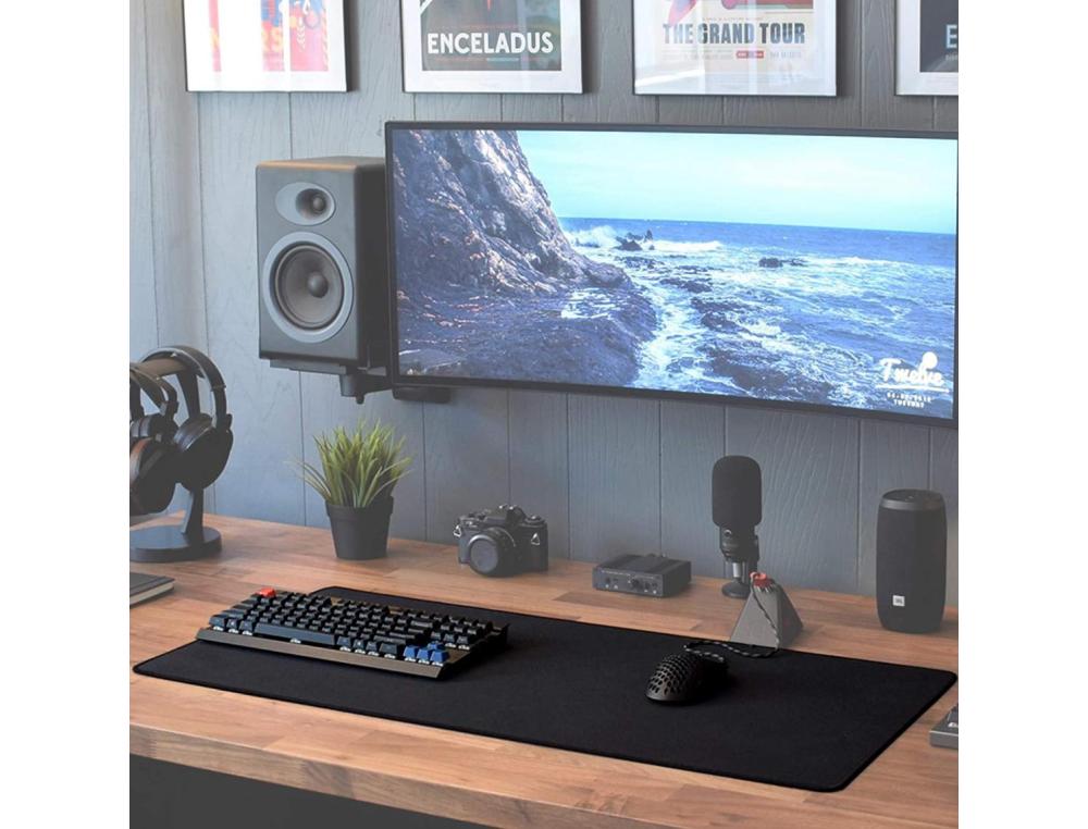 TAPIS SOURIS Q-CONNECT XXL 900X400 MM COLORIS NOIR
