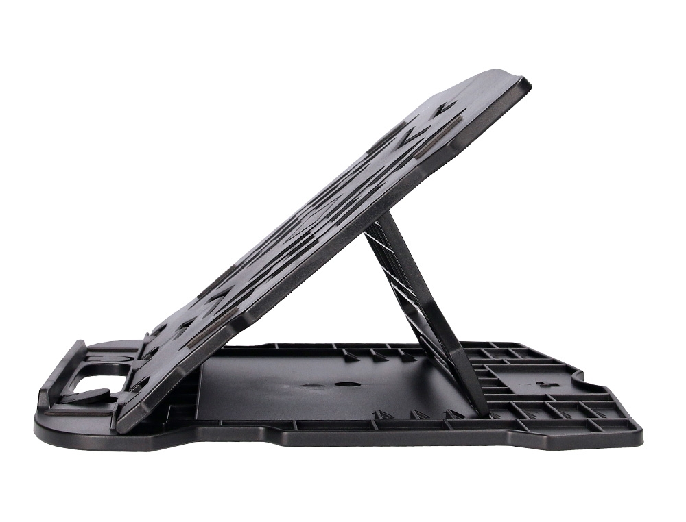 SUPPORT Q-CONNECT ORDINATEUR PORTABLE 7 REGLAGES EN HAUTEUR COLORIS NOIR