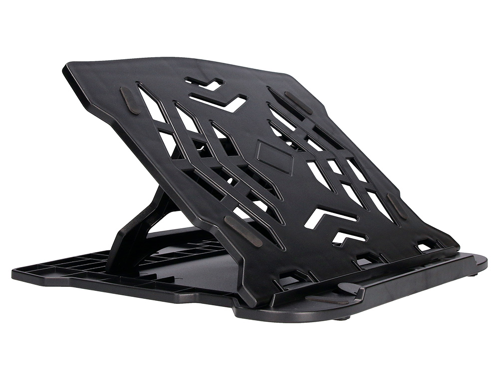 SUPPORT Q-CONNECT ORDINATEUR PORTABLE 7 REGLAGES EN HAUTEUR COLORIS NOIR