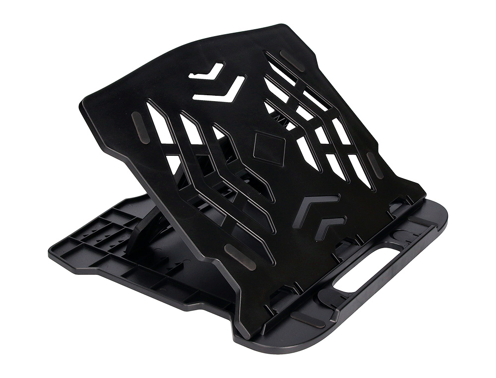 SUPPORT Q-CONNECT ORDINATEUR PORTABLE 7 REGLAGES EN HAUTEUR COLORIS NOIR