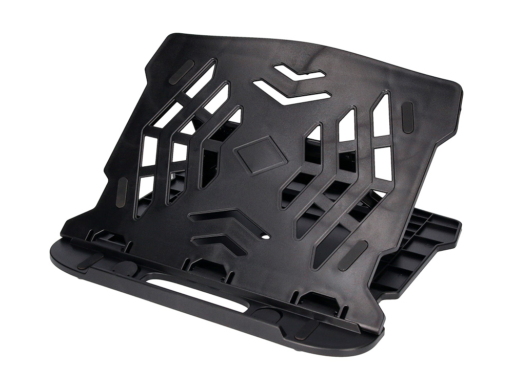 SUPPORT Q-CONNECT ORDINATEUR PORTABLE 7 REGLAGES EN HAUTEUR COLORIS NOIR