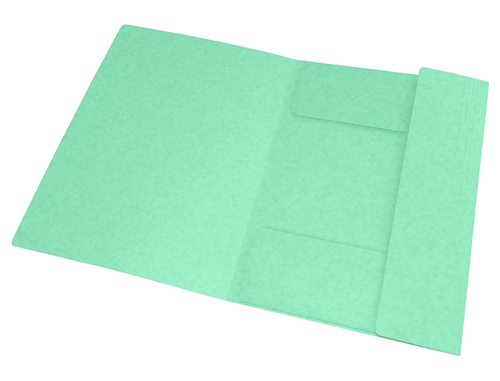 CHEMISE ELASTIQUE 3 RABATS OXFORD TOPFILE+ A4 VERT       PASTEL