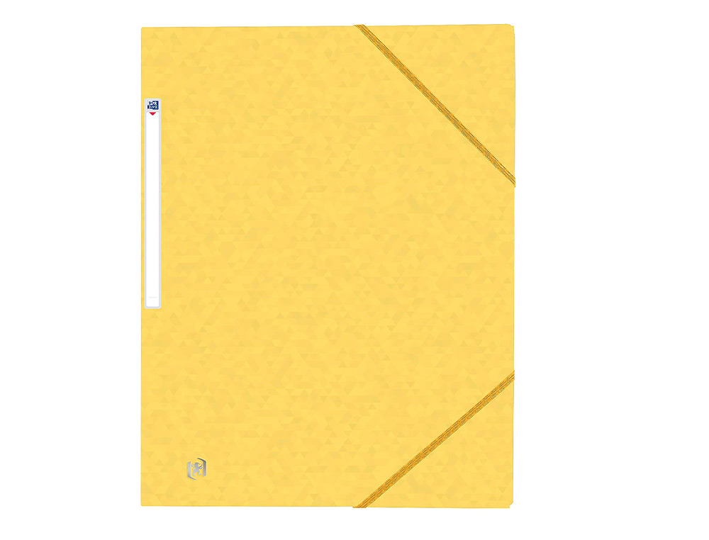 CHEMISE ELASTIQUE 3 RABATS OXFORD TOPFILE+ A4 JAUNE