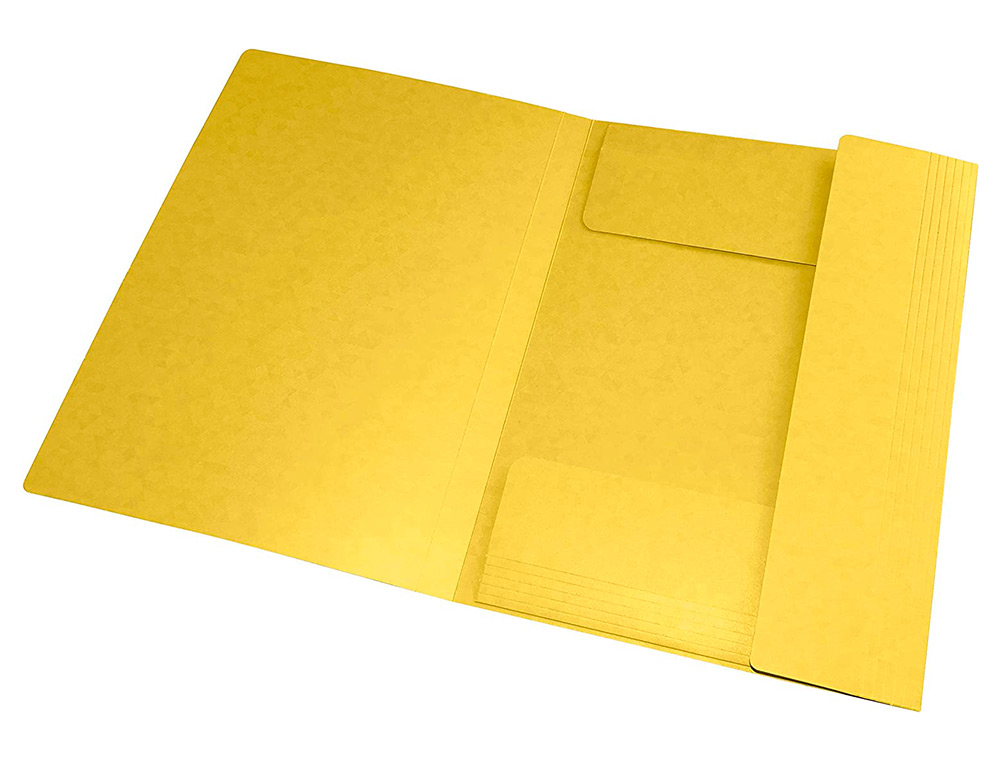 CHEMISE ELASTIQUE 3 RABATS OXFORD TOPFILE+ A4 JAUNE