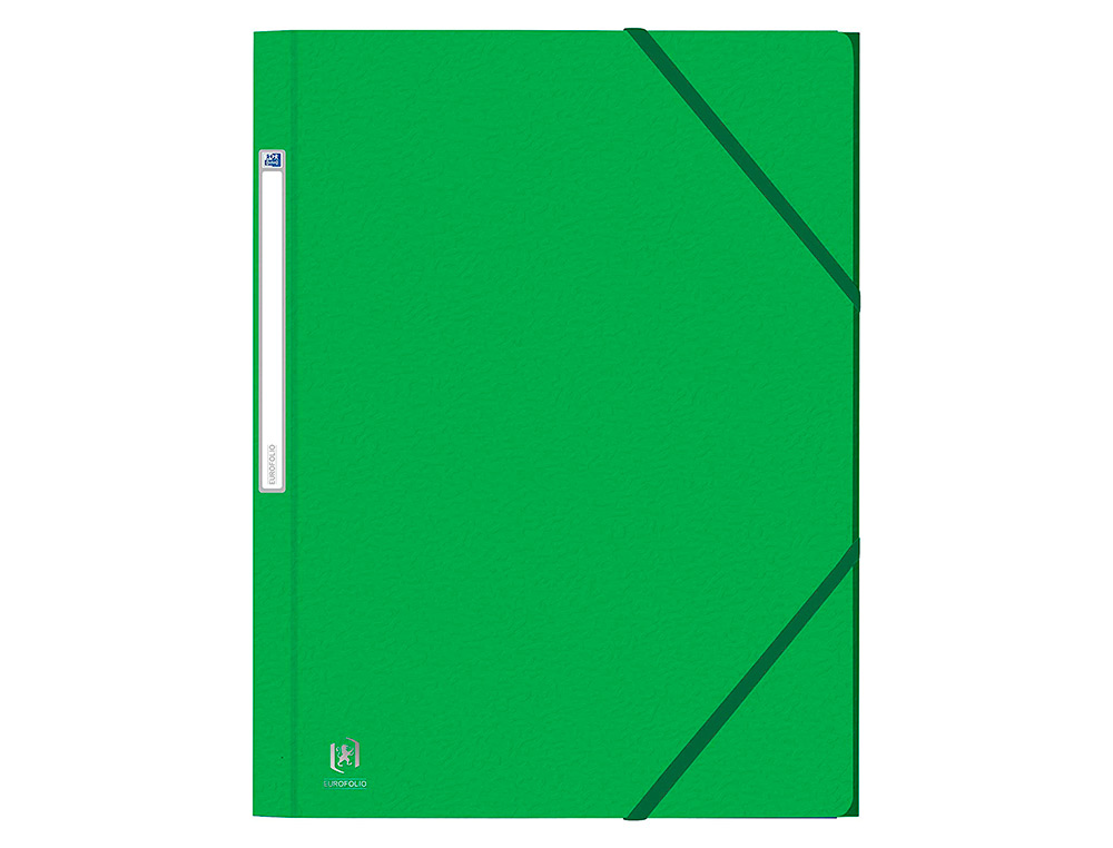 CHEMISE ELASTIQUE 3 RABATS OXFORD EUROFOLIO+ A4 VERT