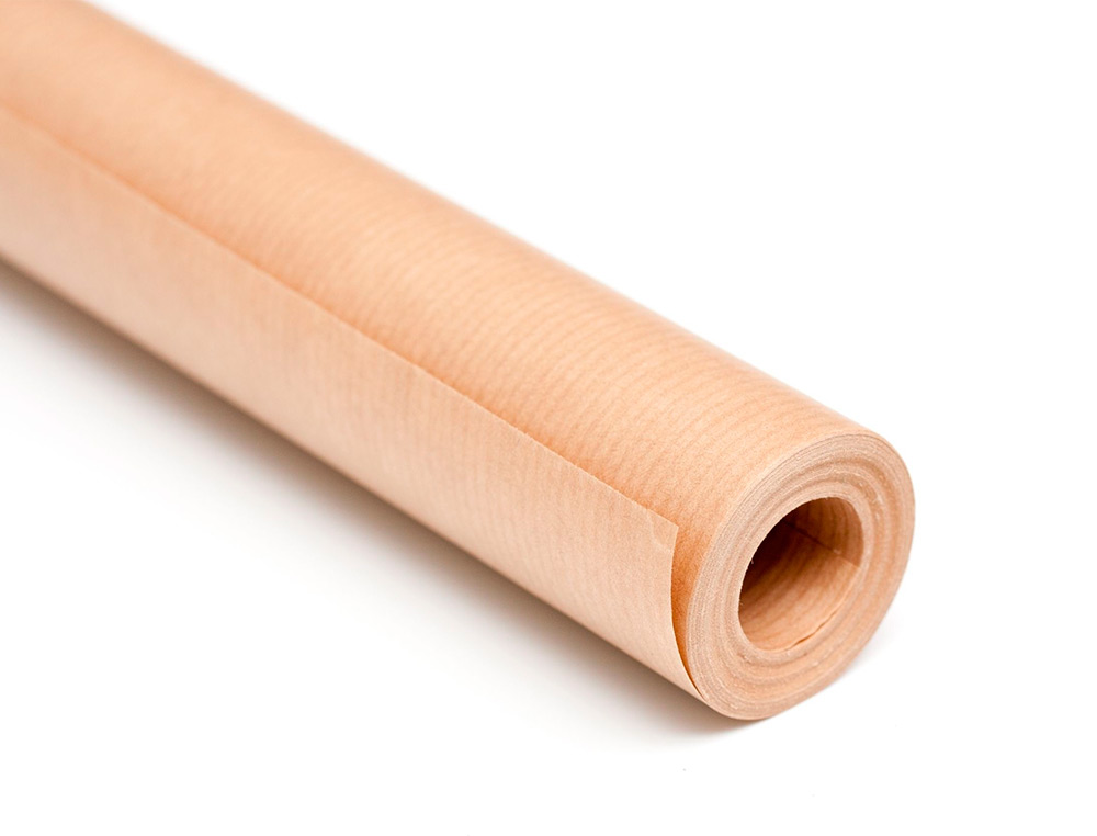 ROULEAUX KRAFT VERITABLE BRUN 1X5 M  RECYCLE 100%