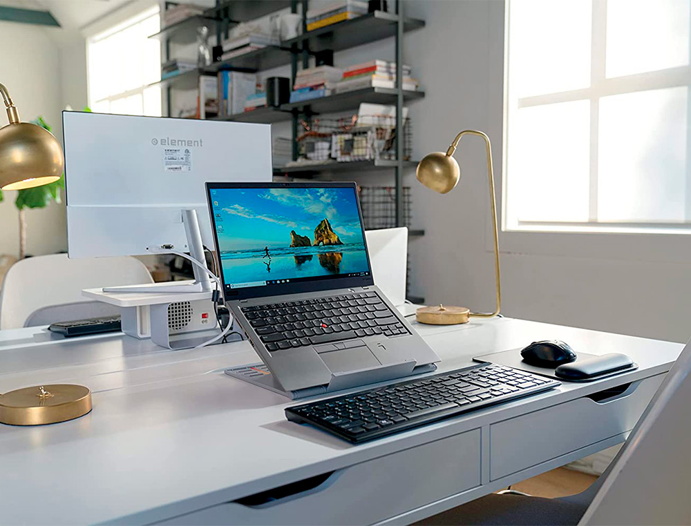 REHAUSSEUR KENSINGTON ERGONOMIQUE EASY RISER GO     AVEC SMARFIT POUR PC