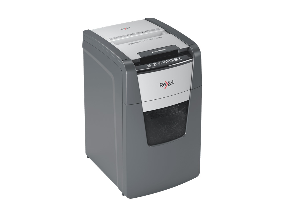 DESTRUCTEUR DE DOCUMENTS REXEL OPTIMUM AUTO+ COUPE MICRO 150F CORBEILLE DE 44L