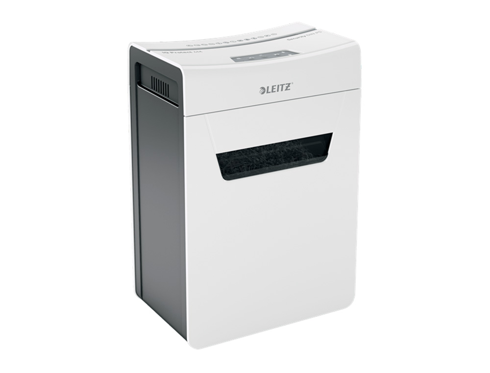 DESTRUCTEUR DE DOCUMENTS LEITZ IQ PROTECT 6 P5 COUPE   MICRO 6F CORBEILLE DE 10L