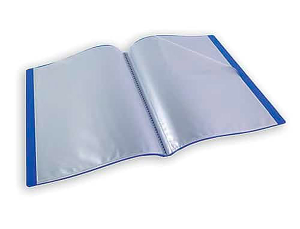 PORTE VUES ESSENTIEL RECYCLE PERSONNALISABLE 60 VUES POLYPROPYLENE A4 COLORIS ASSORTIS