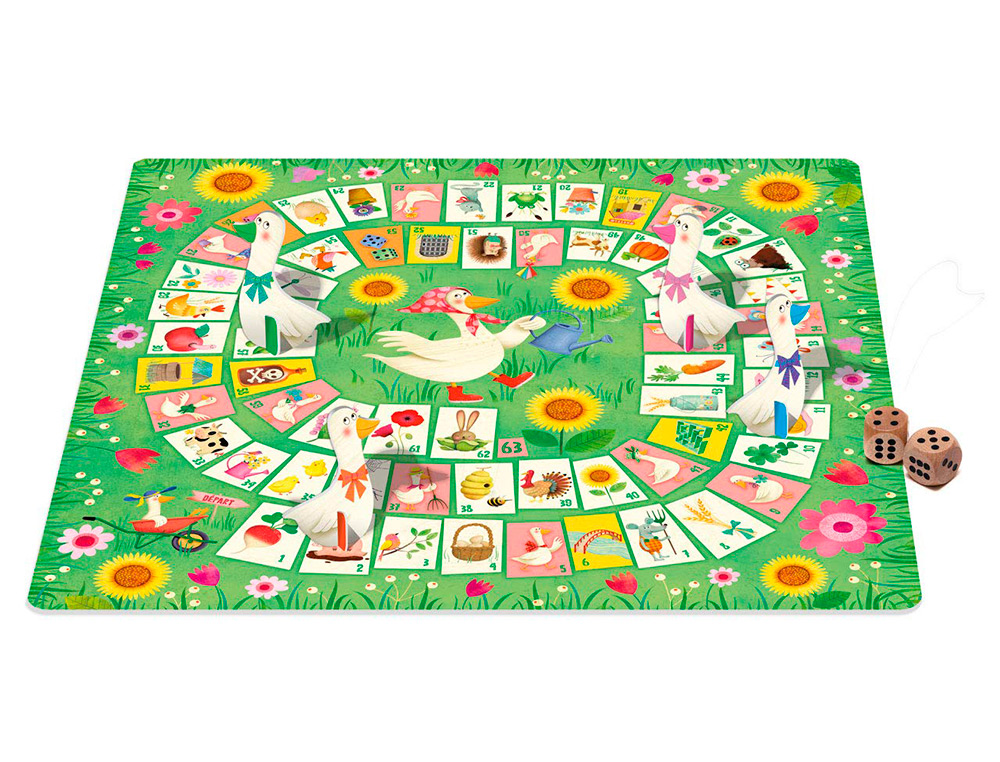 JEU DE SOCIETE EDITION LITO JEU DE L'OIE DES 4 ANS