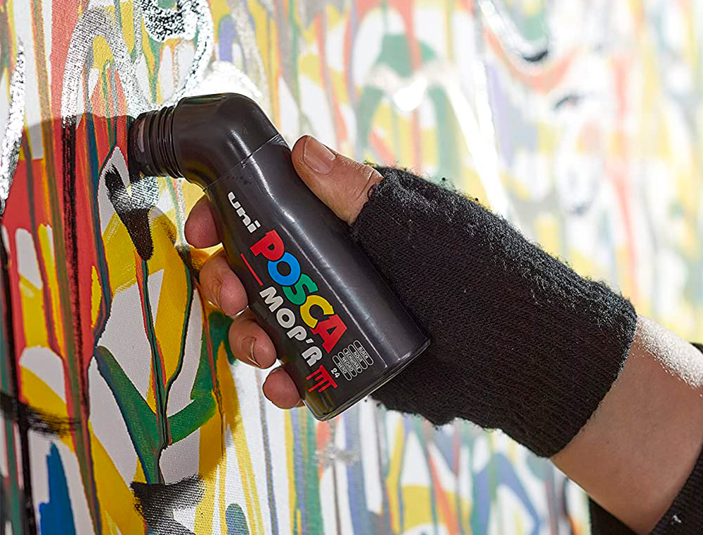 MARQUEUR POSCA PEINTURE POINTE RONDE COLORIS NOIR