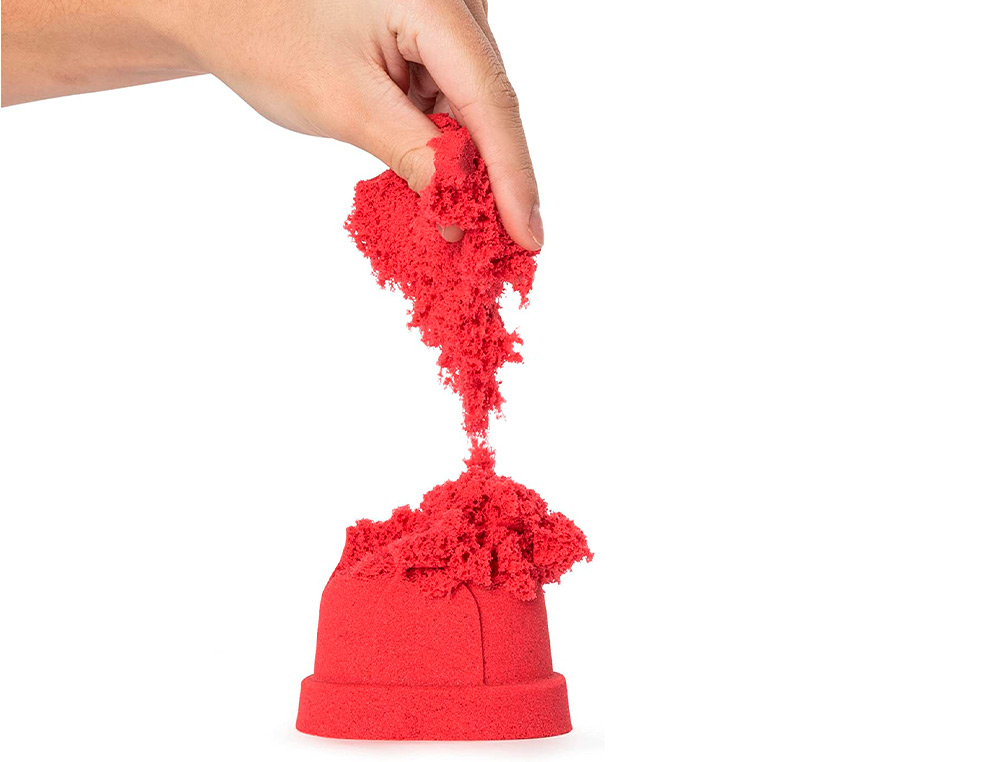 COFFRET KINETIC SAND 10 RECHARGES SOUS FORME DE       CHATEAU COLOR ES 127GR