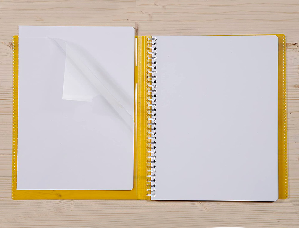 CARNET DE DESSIN KOVERBOOK A4 2 RABATS POCHETTE COULEURS ASSORTIES 22,5X29,7 CM BLANC 125G 100 PAGES