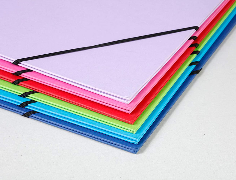 PORTE-DOCUMENTS CLAIREFONTAINE ASSORTIS       26X33CM