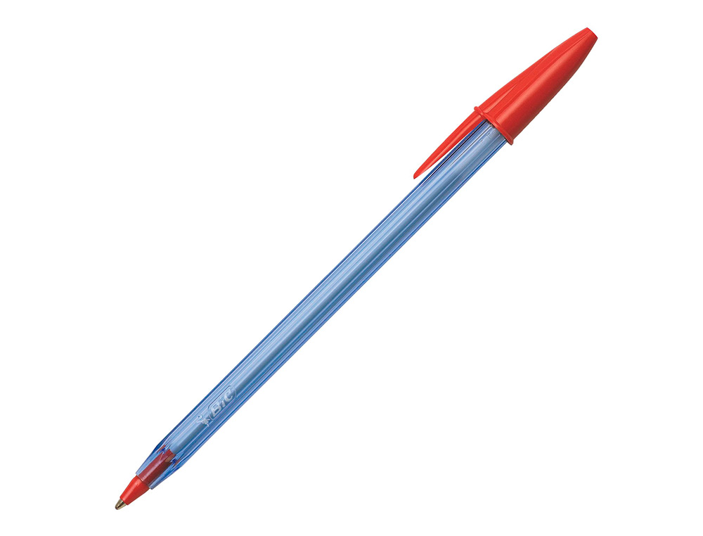 STYLO-BILLE BIC CRISTAL SOFT POINTE MOYENNE 1,2MM ROUGE