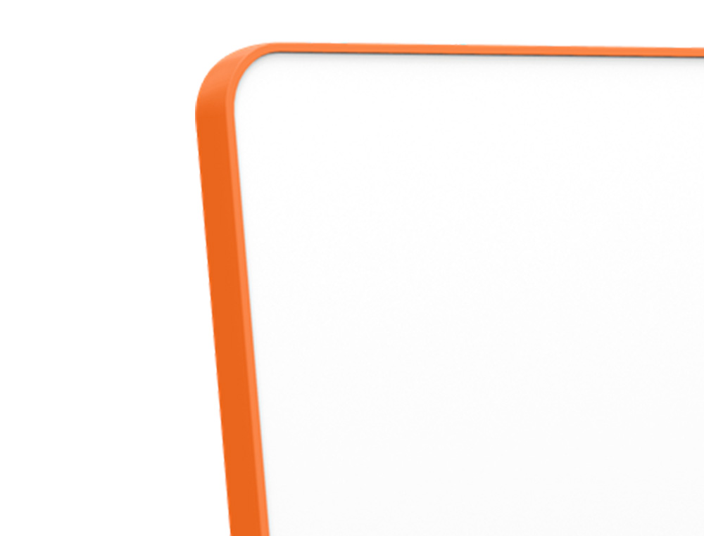 TABLEAU PORTABLE ESSELTE MAGNETIQUE DOUBLE FACE MOVE & MEET BLANC TOUR ORANGE 1800X900MM