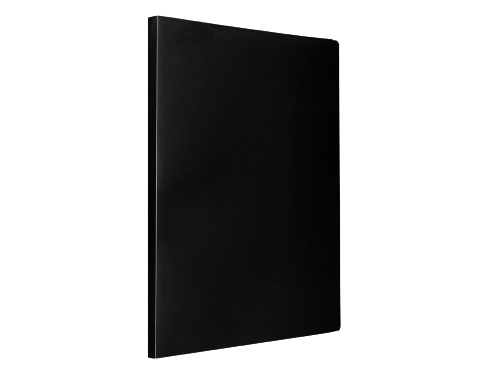 PROTEGE-DOCUMENTS LIDERPAPEL POLYPROPYLENE COUVERTURE      FLEXIBLE 40 POCHETTES FIXES   A3 COLORIS NOIR OPAQUE