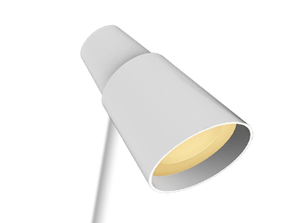 LAMPE DE BUREAU Q-CONNECT ABS TACTILE 6W 32 LED CCT         3000K-6300K 360LM E=1000LUX   COLORIS BLANC