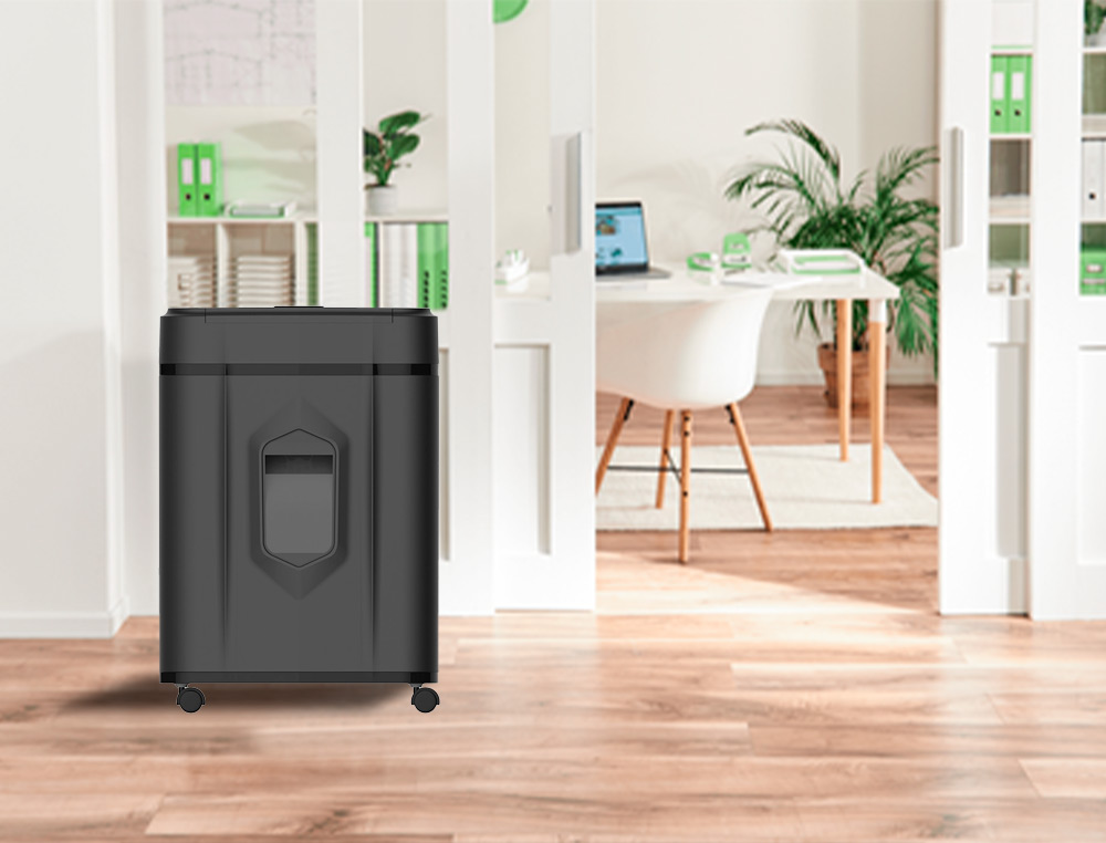 DESTRUCTEUR Q-CONNECT Q120 OCCASIONNEL VITESSE 3.5MIN A4 COUPE CROISEE 4X12 MM A4 19L  366X287X500MM 11KG