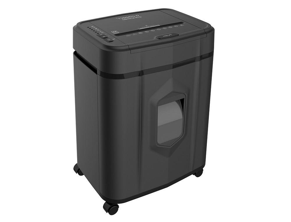 DESTRUCTEUR Q-CONNECT Q120 OCCASIONNEL VITESSE 3.5MIN A4 COUPE CROISEE 4X12 MM A4 19L  366X287X500MM 11KG